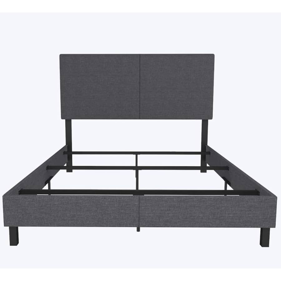 DHP Janford Upholstered Queen Bed with Adjustable Headboard for $85 DHP Janford Upholstered Queen Bed with Adjustable Headboard for $85