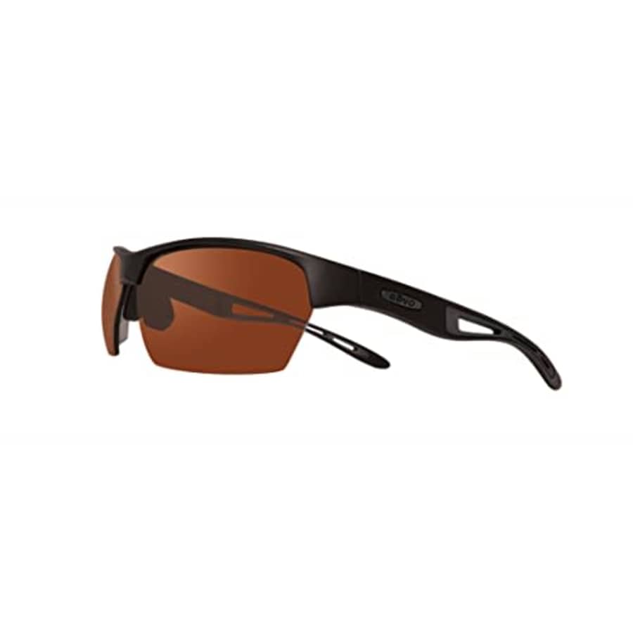 Revo Sunglasses Jett: Polarized Lens Filters UV, Semi-Rimless Rectangle Wrap Frame, Matte Black for $199 Revo Sunglasses Jett: Polarized Lens Filters UV, Semi-Rimless Rectangle Wrap Frame, Matte Black for $199