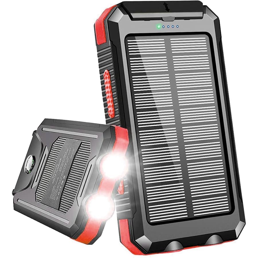 Benfiss 20,000mAh Solar Power Bank for $14