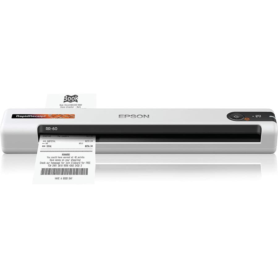 Epson RapidReceipt Mobile Receipt and Color Document Scanner for $160 Epson RapidReceipt Mobile Receipt and Color Document Scanner for $160