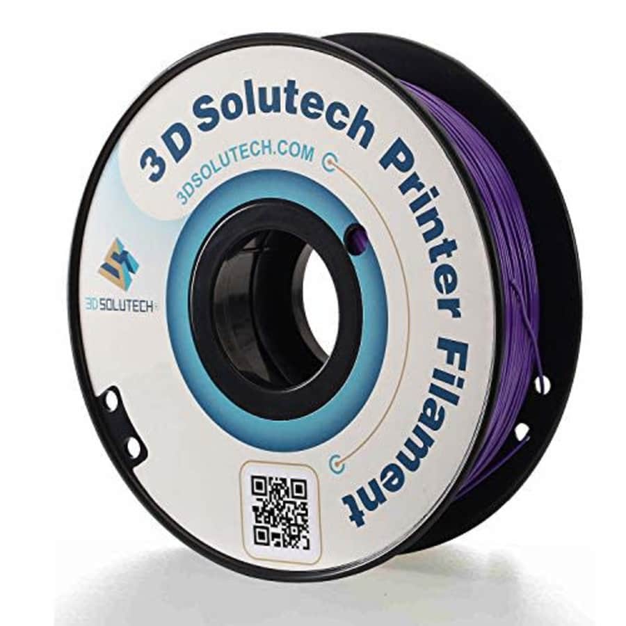 3D Solutech Real Purple 3D Printer PLA Filament 1.75MM Filament, Dimensional Accuracy +/- 0.03 mm, for $20