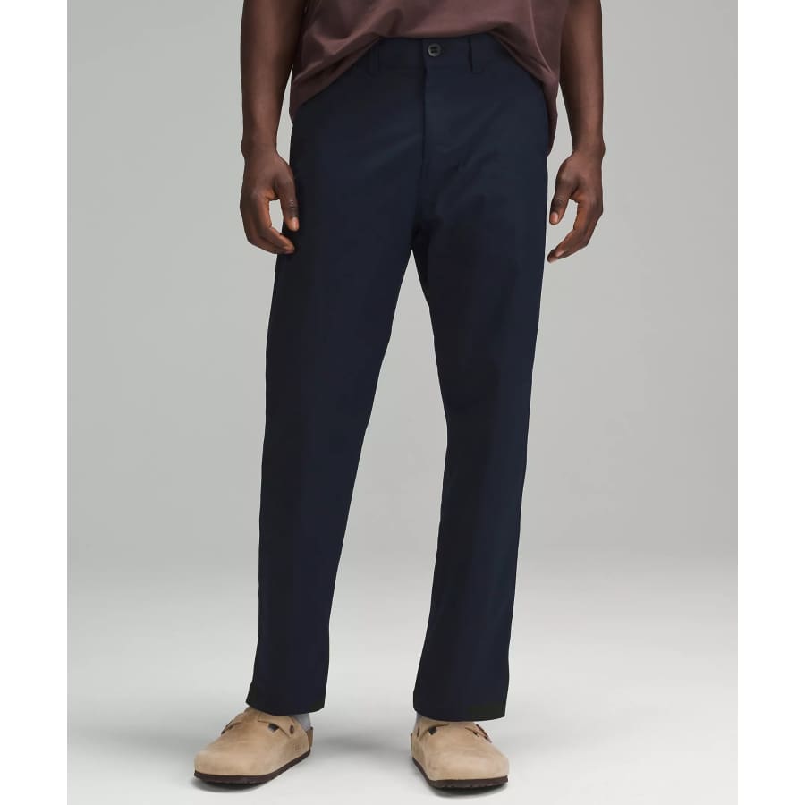 lululemon Men's Relaxed-Tapered Smooth Twill Trousers for $59 lululemon Men's Relaxed-Tapered Smooth Twill Trousers for $59