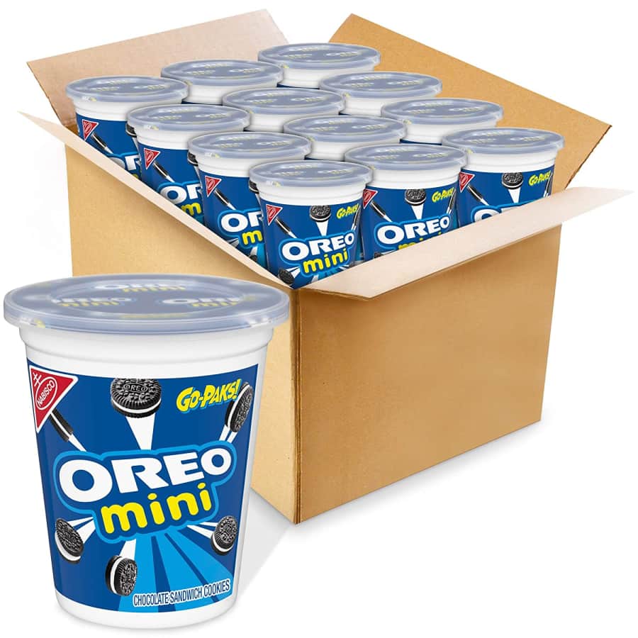 Oreo Mini 3.5-oz Go-Paks 12-Pack for $21 Oreo Mini 3.5-oz Go-Paks 12-Pack for $21