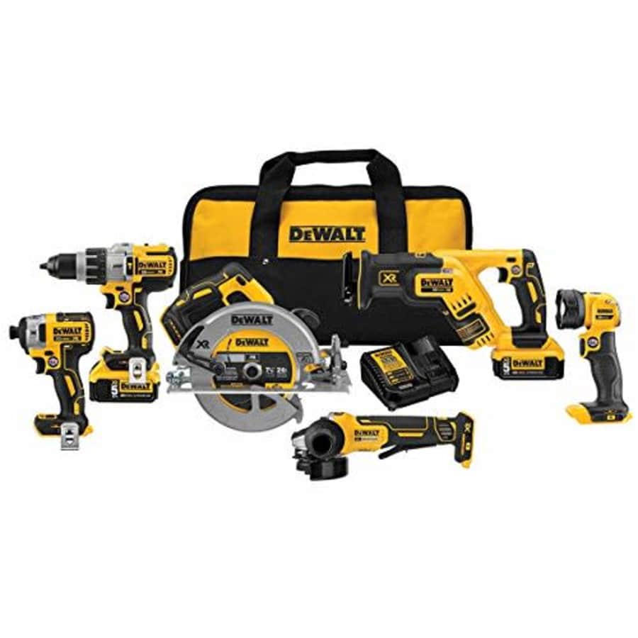 DEWALT 20V MAX Cordless Drill Combo Kit, 6-Tool (DCK695P2) for $949 DEWALT 20V MAX Cordless Drill Combo Kit, 6-Tool (DCK695P2) for $949