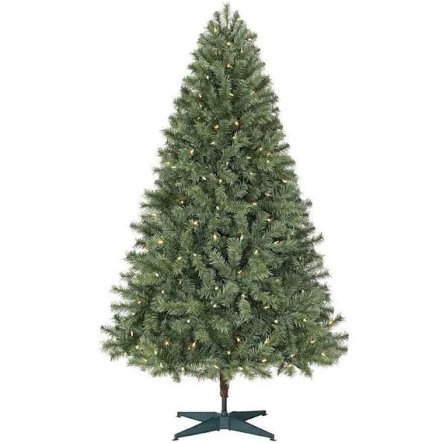 Home Accents Holiday Festive Pine 6.5-Foot Pre-Lit Color-Changing Artificial Christmas Tree for $40
