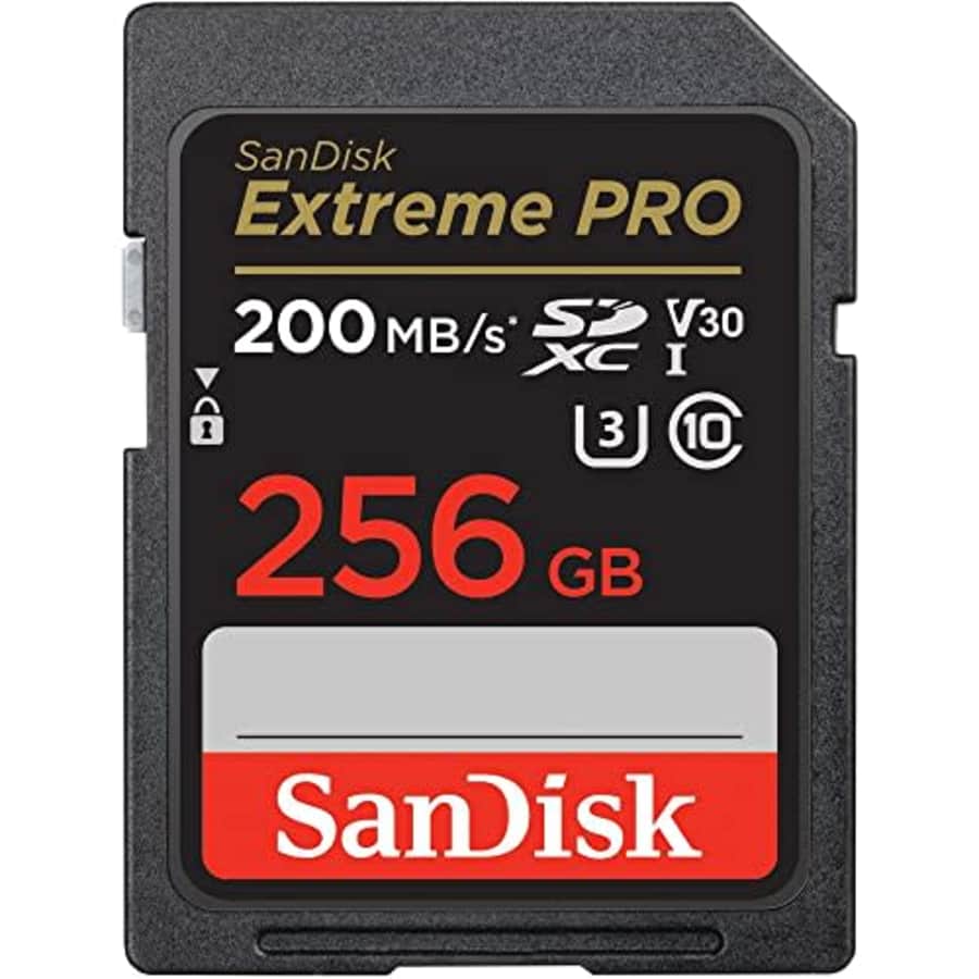 SanDisk 256GB Extreme PRO UHS-I SDXC Memory Card for $200 SanDisk 256GB Extreme PRO UHS-I SDXC Memory Card for $200