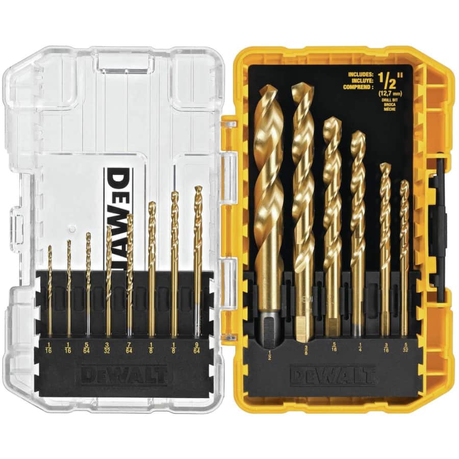 DeWalt 14-Piece Titanium Speed Tip Drill Bit Set for $20
