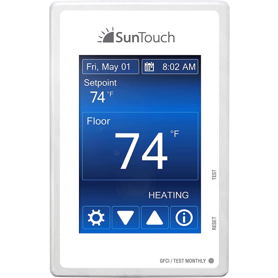 SunTouch Command Touchscreen Programmable Thermostat for $103
