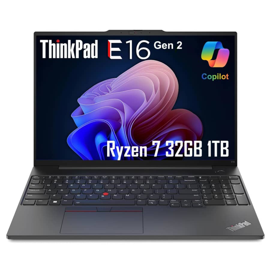 Lenovo ThinkPad E16 Gen 2 Ryzen 7 16" Business Laptop for $800