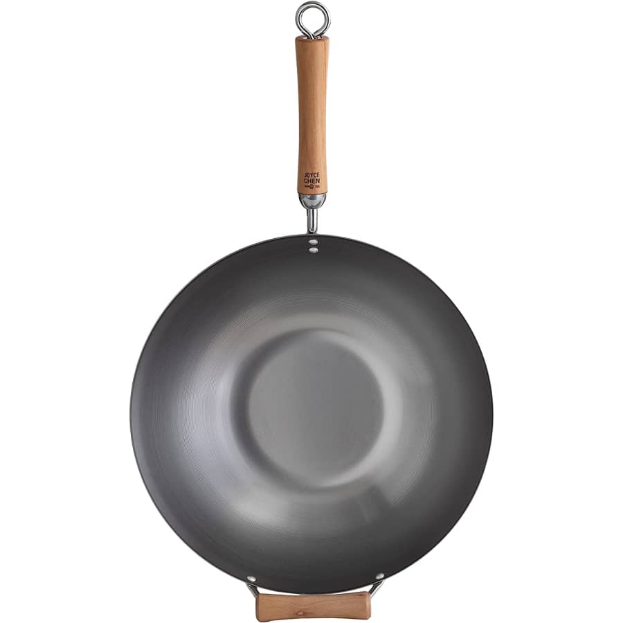 Joyce Chen Classic Series Carbon Steel Wok Set for $49