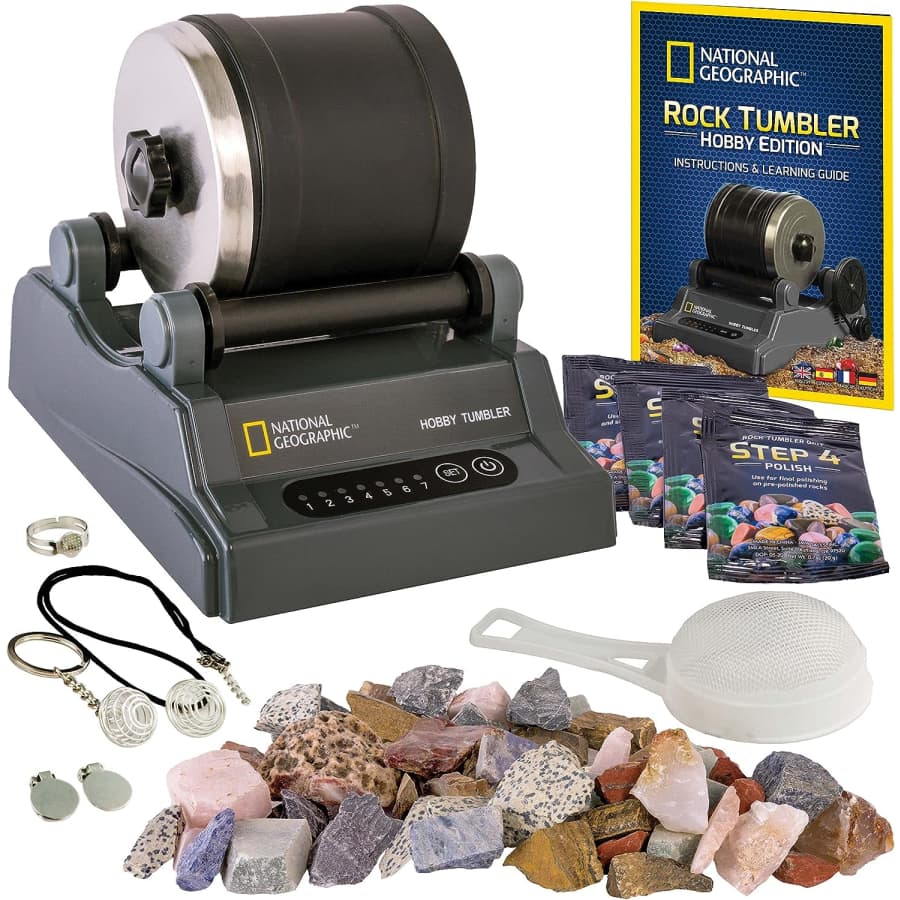 National Geographic Rock Tumbler Kit for $48 National Geographic Rock Tumbler Kit for $48