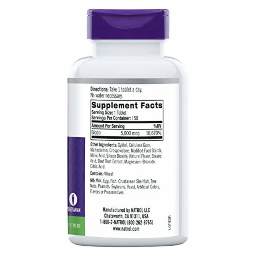 Natrol Biotin Beauty Fast Dissolve Tablets, Promotes Healthy Hair, Skin & Nails, Helps Support for $17 Natrol Biotin Beauty Fast Dissolve Tablets, Promotes Healthy Hair, Skin & Nails, Helps Support for $17