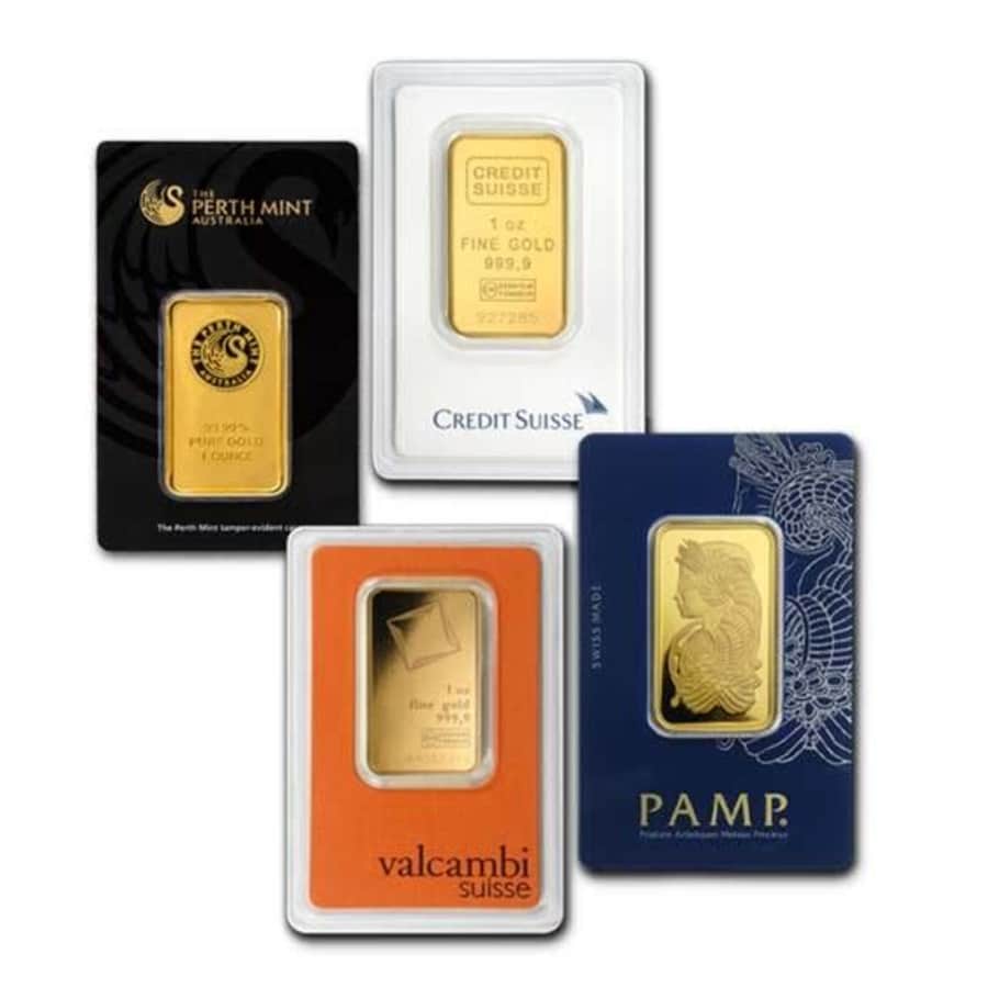 1-oz. Gold Bar for $2,501 1-oz. Gold Bar for $2,501
