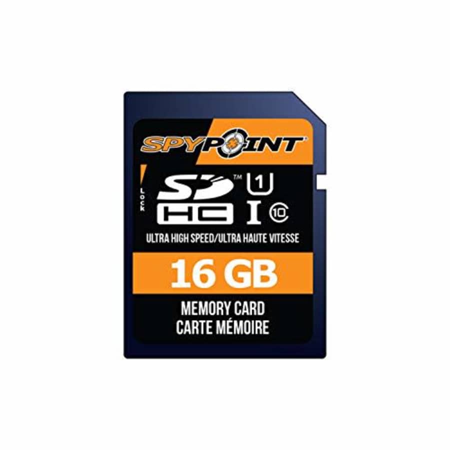 SPYPOINT MICRO-SD-16GB SD Memory Card for Trail Camera MicroSD Card 16GB Memory Storage Class 10 for $15