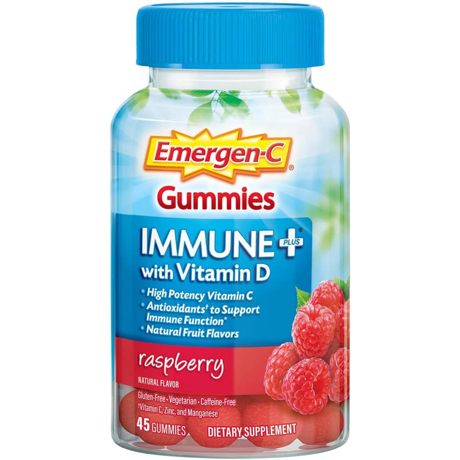 Emergen-C Immune+ w/ Vitamin D 45-Count Gummies for $20 Emergen-C Immune+ w/ Vitamin D 45-Count Gummies for $20