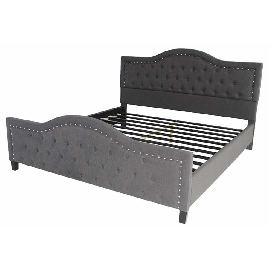 Christopher Knight Home Mason Fully-Upholstered King Bed Frame for $361