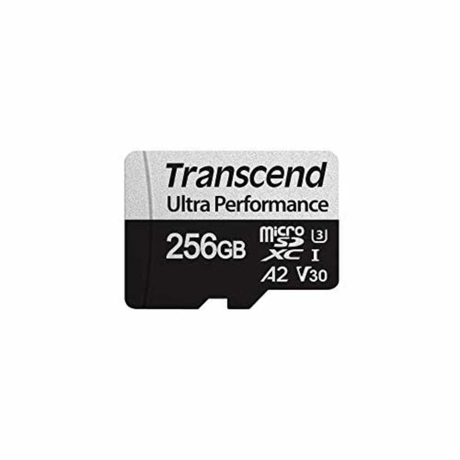 Transcend 256GB microSDXC 340S High Performance Memory Card UHS- I, U3, V30, A2, 4K, Full HD - for $35