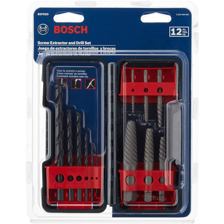 Bosch 12-Piece High-Carbon Steel Screw Extractor & Black Oxide Drill Bits Set: $24 Bosch 12-Piece High-Carbon Steel Screw Extractor & Black Oxide Drill Bits Set: $24