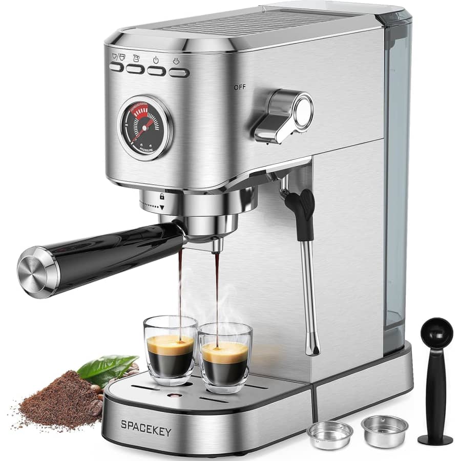 Spacekey 20-Bar Espresso Machine: $60.49 Spacekey 20-Bar Espresso Machine: $60.49
