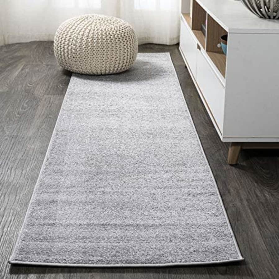 JONATHAN Y SEU100K-214 Haze Solid Low-Pile Indoor Runner Rug, Coastal, Bohemian, Minimalist, for $53 JONATHAN Y SEU100K-214 Haze Solid Low-Pile Indoor Runner Rug, Coastal, Bohemian, Minimalist, for $53