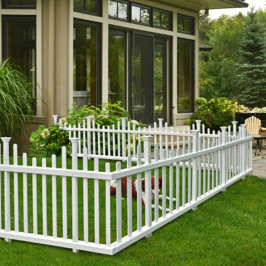 Zippity No Dig Madison Vinyl Picket Fence 2-Pack: $66 Zippity No Dig Madison Vinyl Picket Fence 2-Pack: $66
