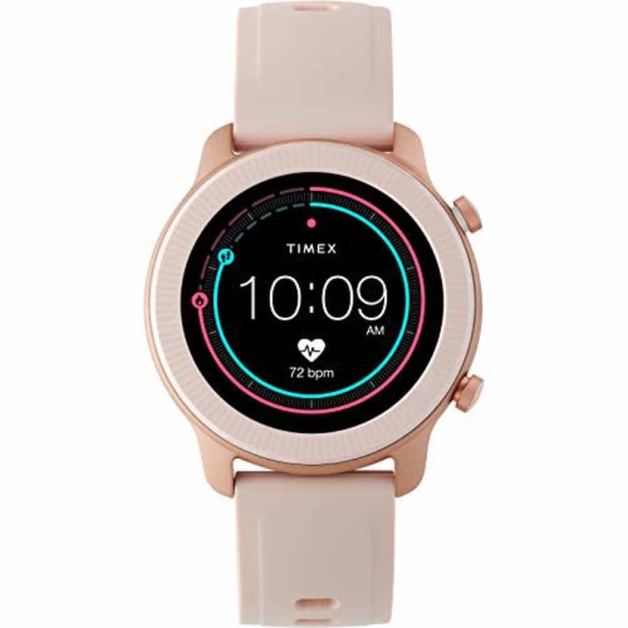 Timex Metropolitan R AMOLED Smartwatch with GPS & Heart Rate 42mm Rose Gold-Tone with Blush for $179