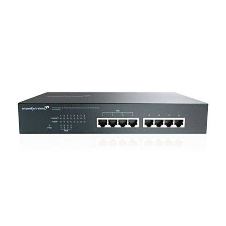 Amped Wireless ProSeries 8-Port Gigabit Switch with 4-Port PoE (GP48SW) for $70