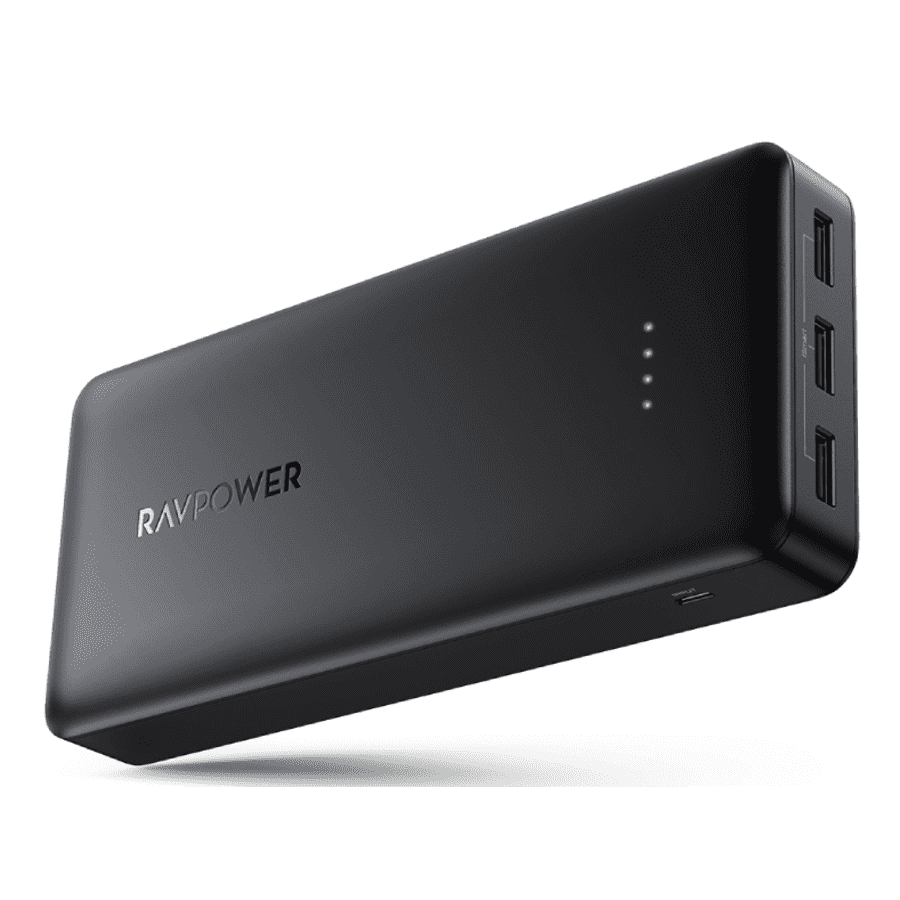 RAVPower 32,000mAh 3-Port USB Power Bank Charger for $46