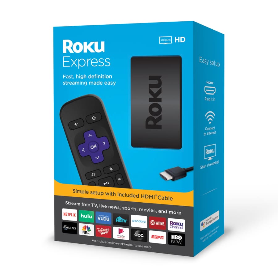 Roku Express HD Streaming Media Player for $24 Roku Express HD Streaming Media Player for $24