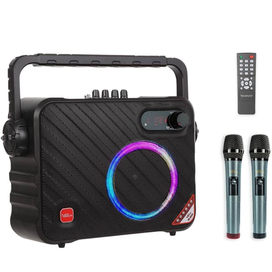 VeGue Portable Bluetooth Karaoke Speaker for $99 VeGue Portable Bluetooth Karaoke Speaker for $99