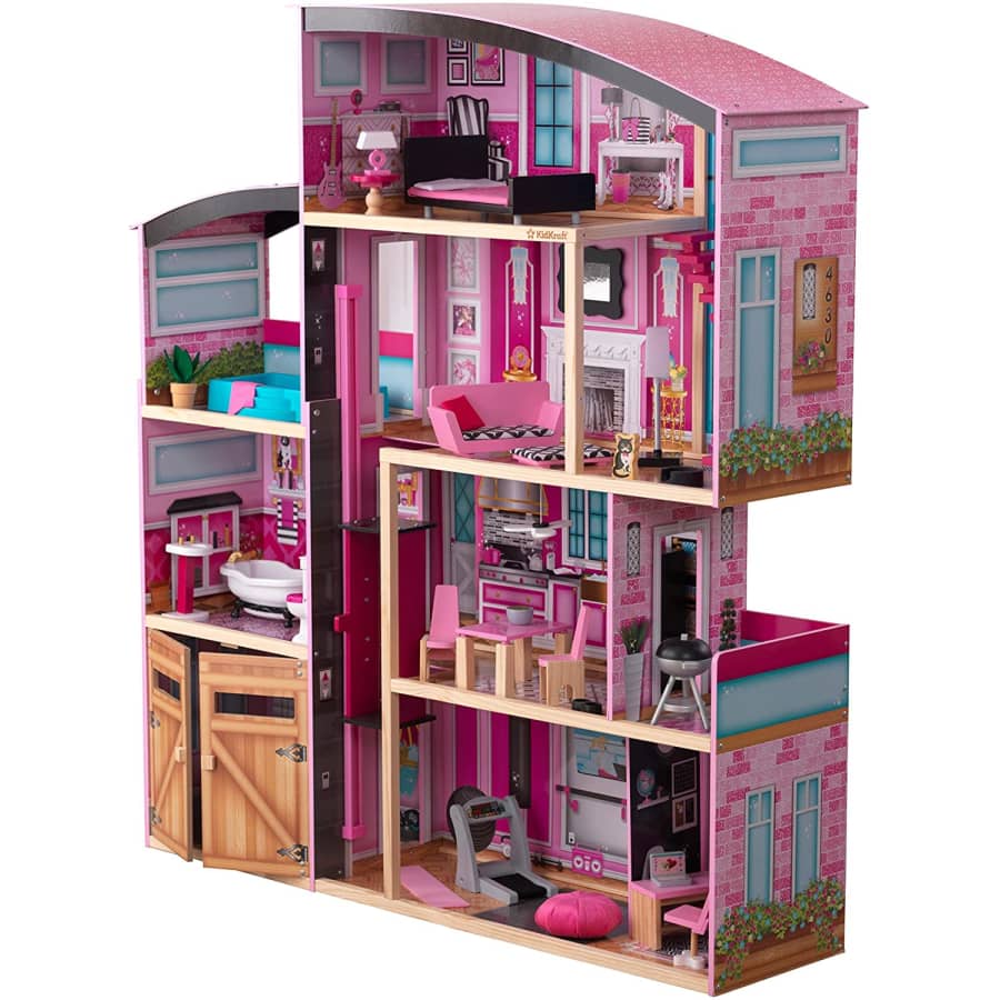 KidKraft Shimmer Mansion Wooden Dollhouse for $161 KidKraft Shimmer Mansion Wooden Dollhouse for $161