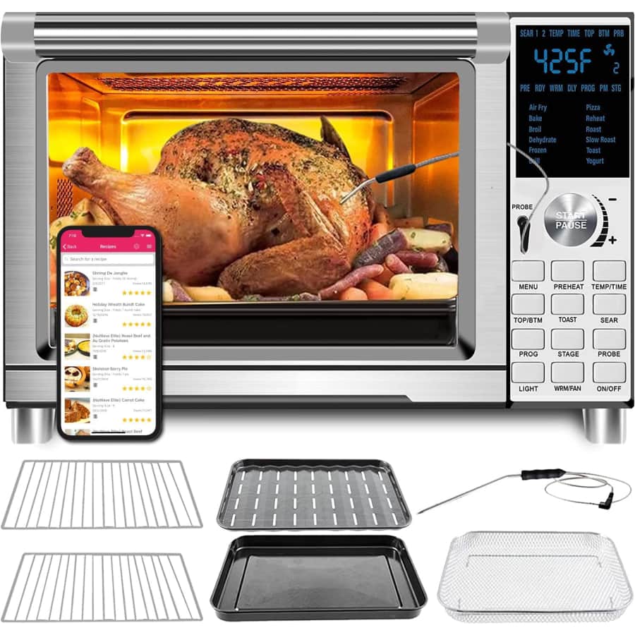 Nuwave Bravo 12-in-1 Countertop Oven and Air Fryer for $153