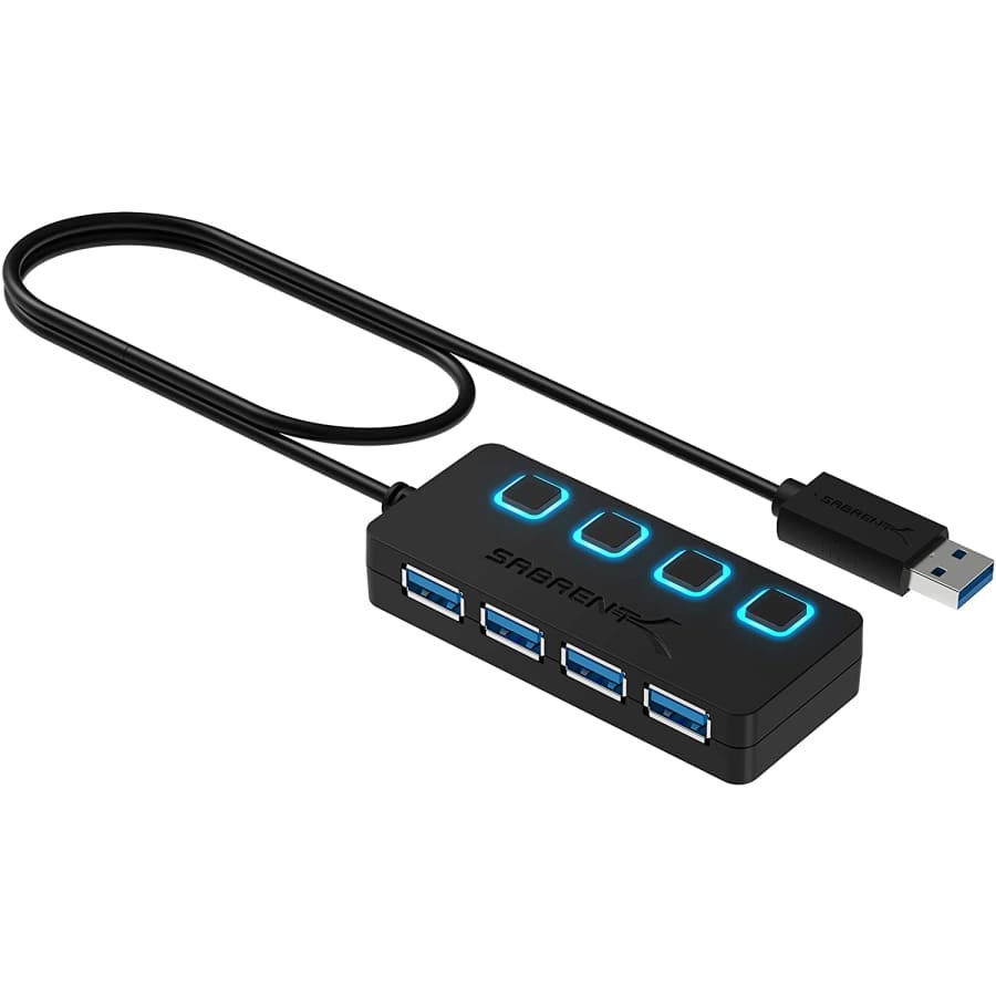 Sabrent 4-Port USB 3.0 Hub for $10