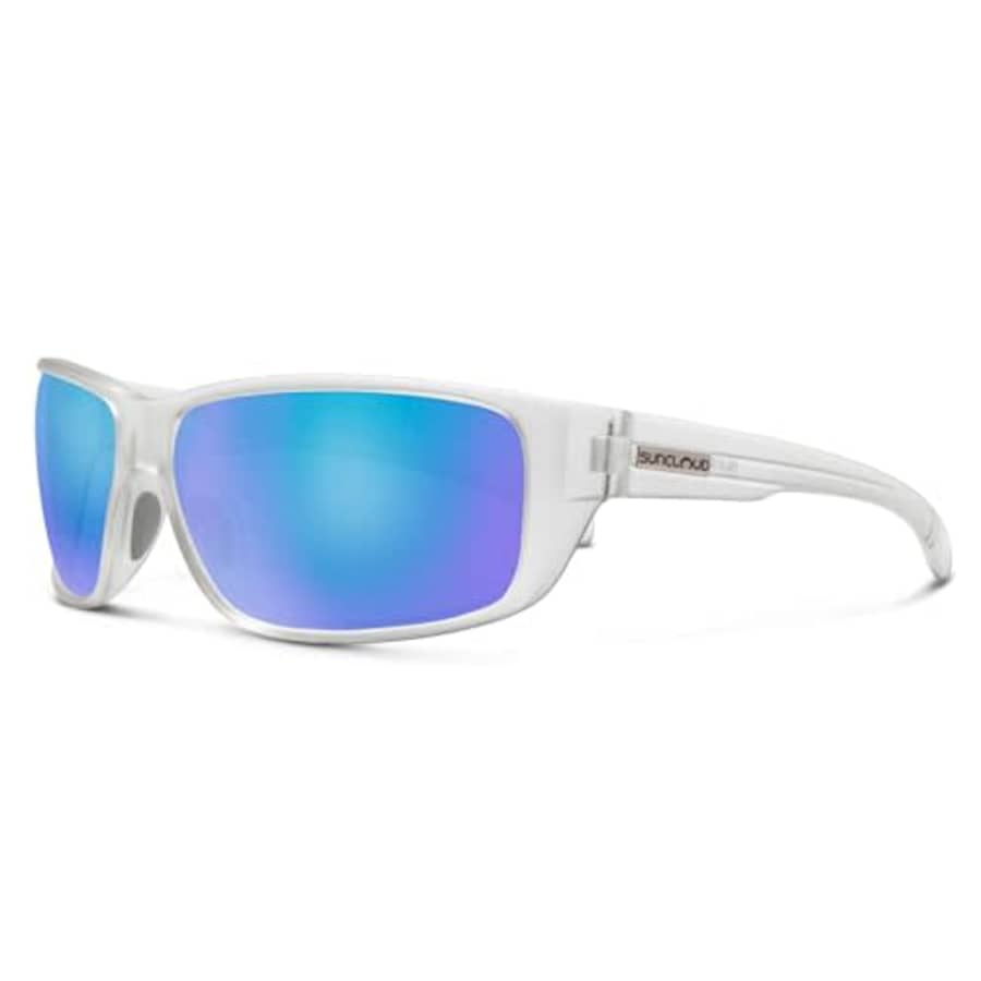 Suncloud Milestone Polarized Sunglasses for Men & Women - Matte Crystal + Polar Blue Mirror Lens for $33 Suncloud Milestone Polarized Sunglasses for Men & Women - Matte Crystal + Polar Blue Mirror Lens for $33