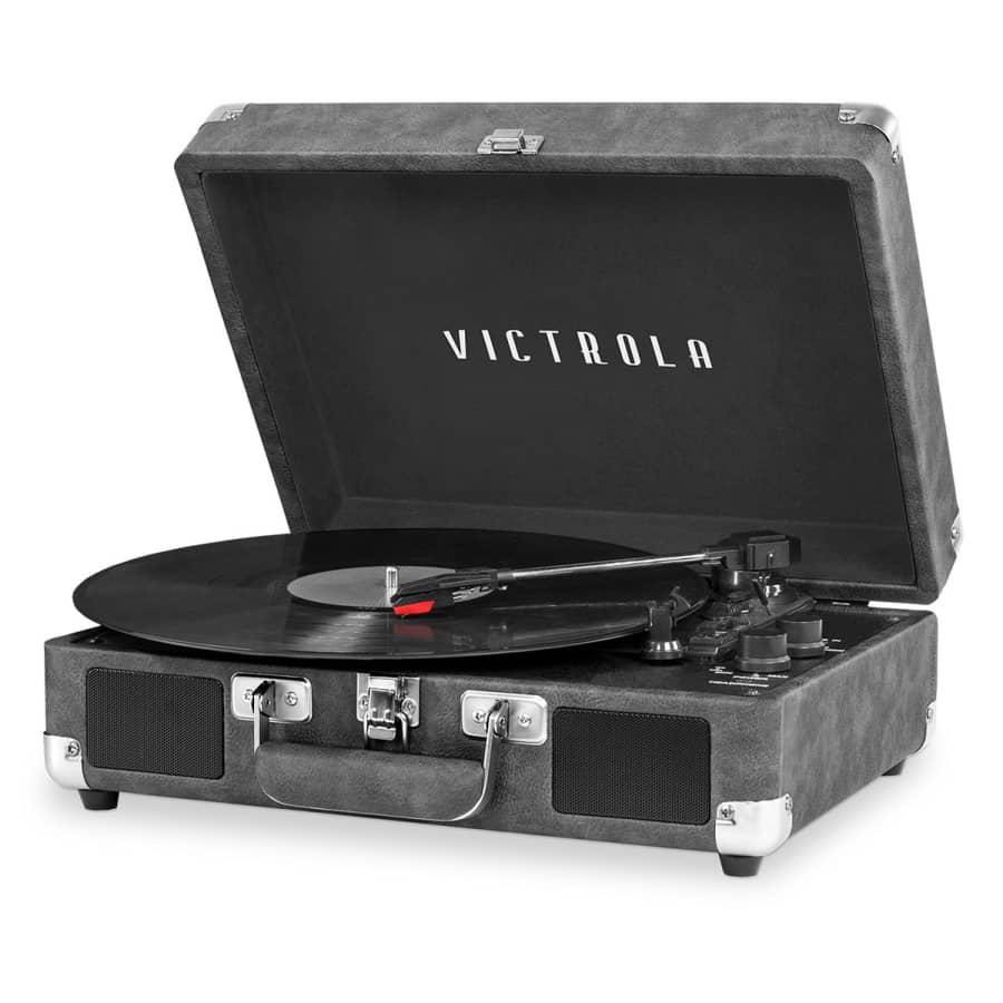 Victrola The Journey Bluetooth Suitcase with 3-Speed Turntable: $30 Victrola The Journey Bluetooth Suitcase with 3-Speed Turntable: $30