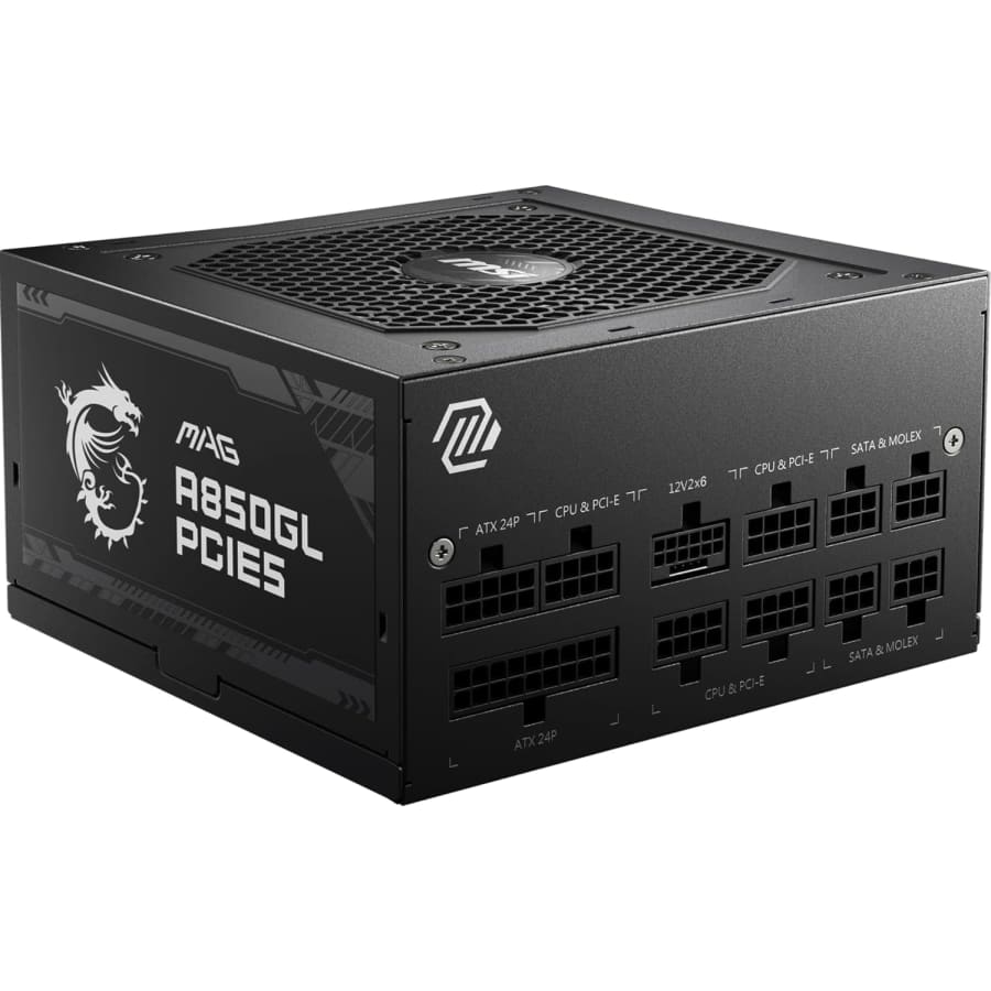 MSI MAG A850GL PCIE5 850W Power Suppy for $74 MSI MAG A850GL PCIE5 850W Power Suppy for $74