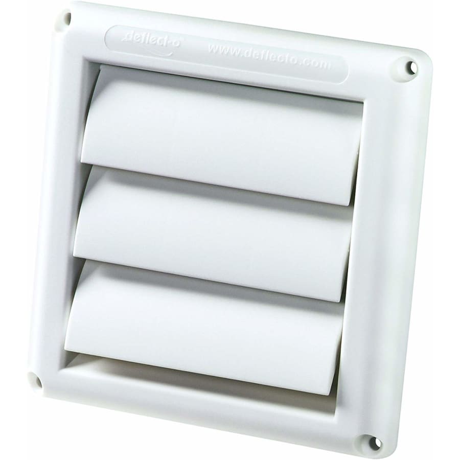 Deflecto Supurr-Vent 4" Louvered Outdoor Dryer Vent Cover for $7