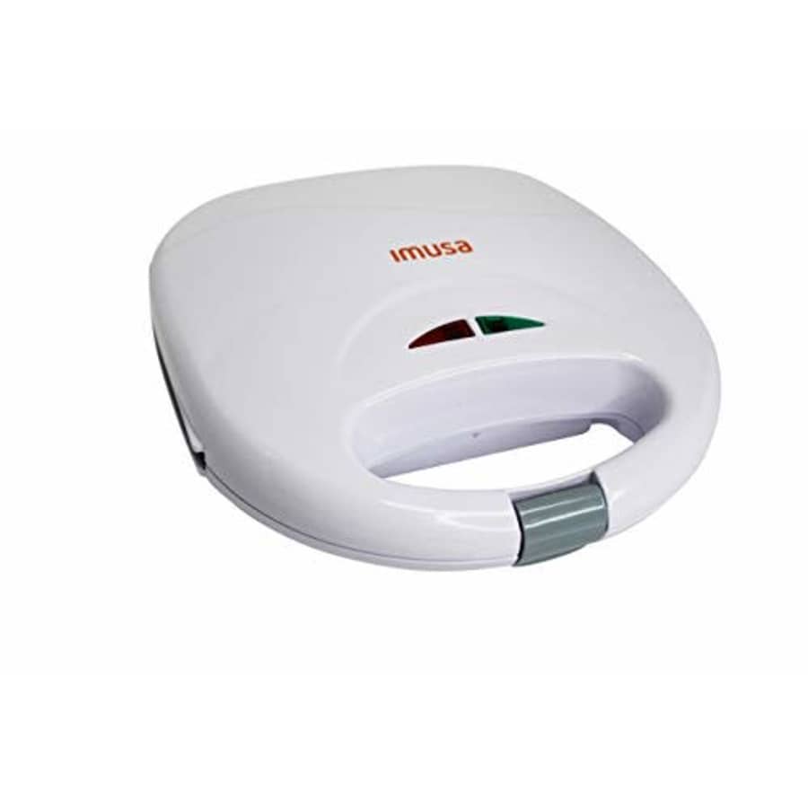 IMUSA USA, White IIMUSA USA GAU-80108 Electric 2 Slot Sandwich Maker with Indicator Lights for $35