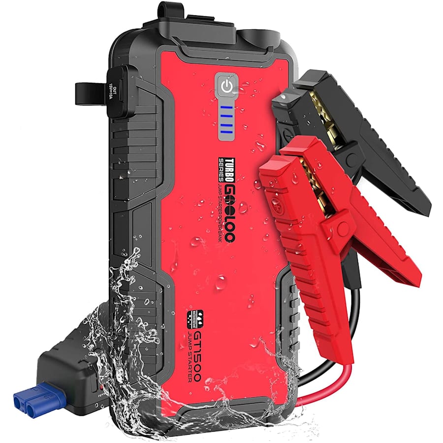 Gooloo 1,500A Power Bank and Car Jump Starter for $50 Gooloo 1,500A Power Bank and Car Jump Starter for $50
