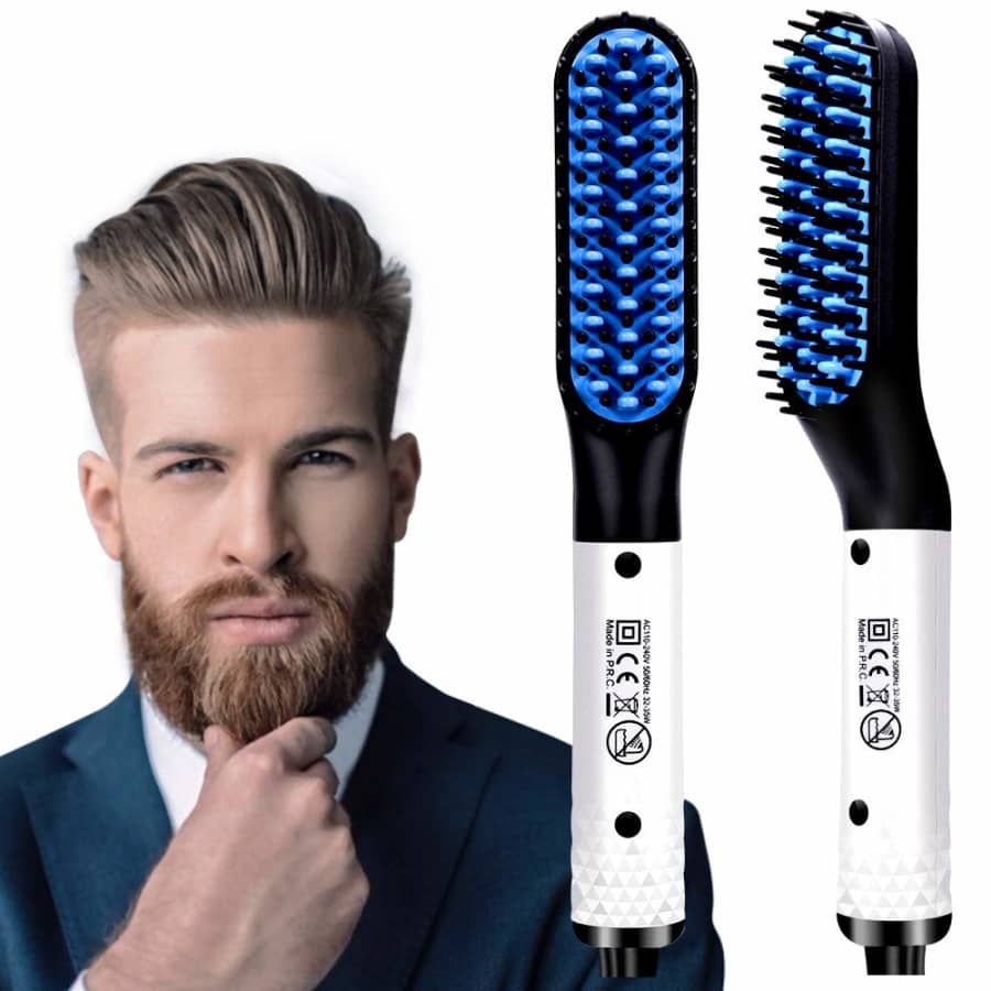 Surelang Heated Beard Straightener Comb w/ Beard Oil for $8 Surelang Heated Beard Straightener Comb w/ Beard Oil for $8