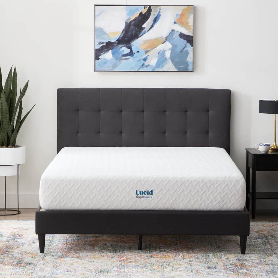 Lucid Comfort Collection 10" Firm Gel Memory Foam Tight Top Mattress from $169