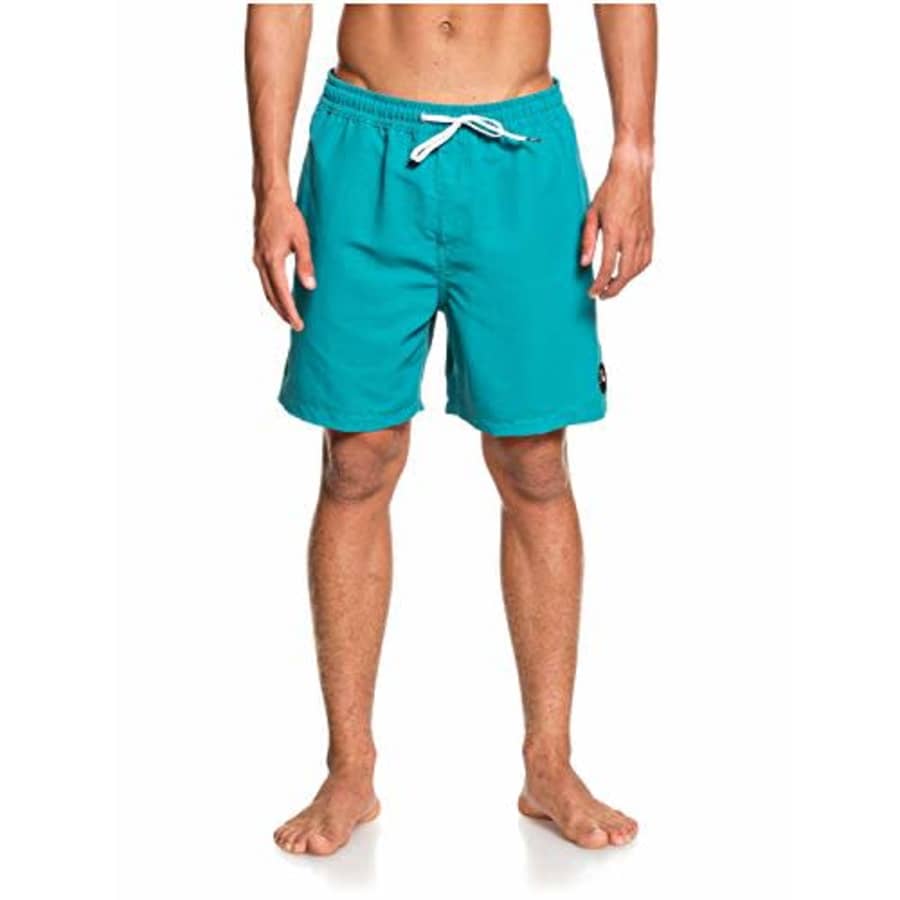 Quiksilver Men's Beach Please 17 Inch Outseam Elastic Waist Volley Bathing Suit Swim Trunk, Pagoda for $20 Quiksilver Men's Beach Please 17 Inch Outseam Elastic Waist Volley Bathing Suit Swim Trunk, Pagoda for $20