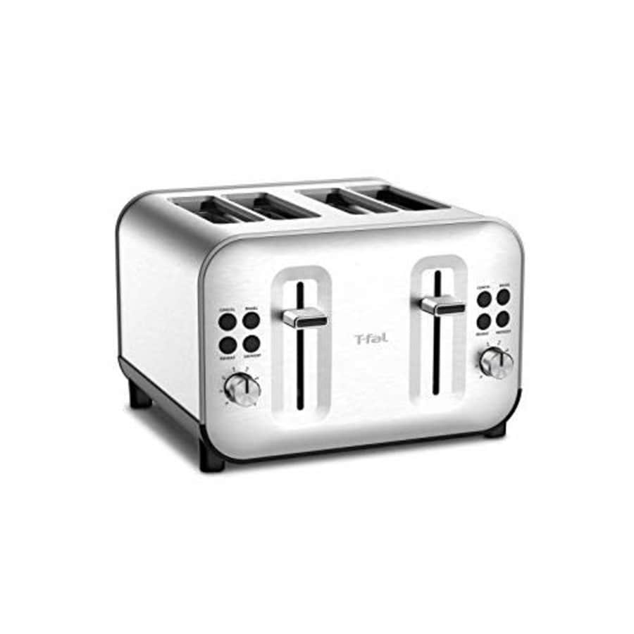 T-Fal TF684D50 Element Stainless Steel 4 Slice Toaster, toasts breads, Bagels Snacks, reheat, 8 for $74 T-Fal TF684D50 Element Stainless Steel 4 Slice Toaster, toasts breads, Bagels Snacks, reheat, 8 for $74