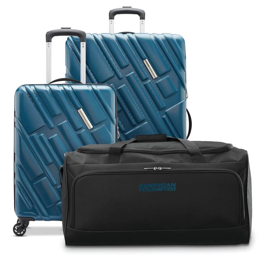 American Tourister Ellipse 3-Piece Hardside Spinner Luggage Set for $80 w/ $15 Kohl's Cash
