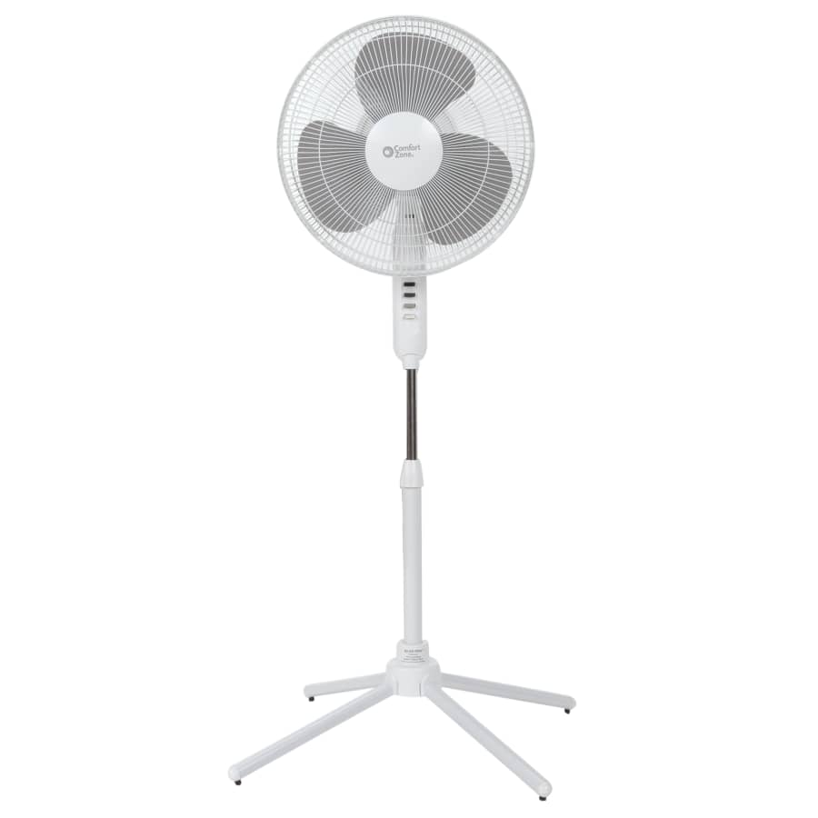 Comfort Zone 16" Oscillating Stand 3-Speed Fan for $30 Comfort Zone 16" Oscillating Stand 3-Speed Fan for $30
