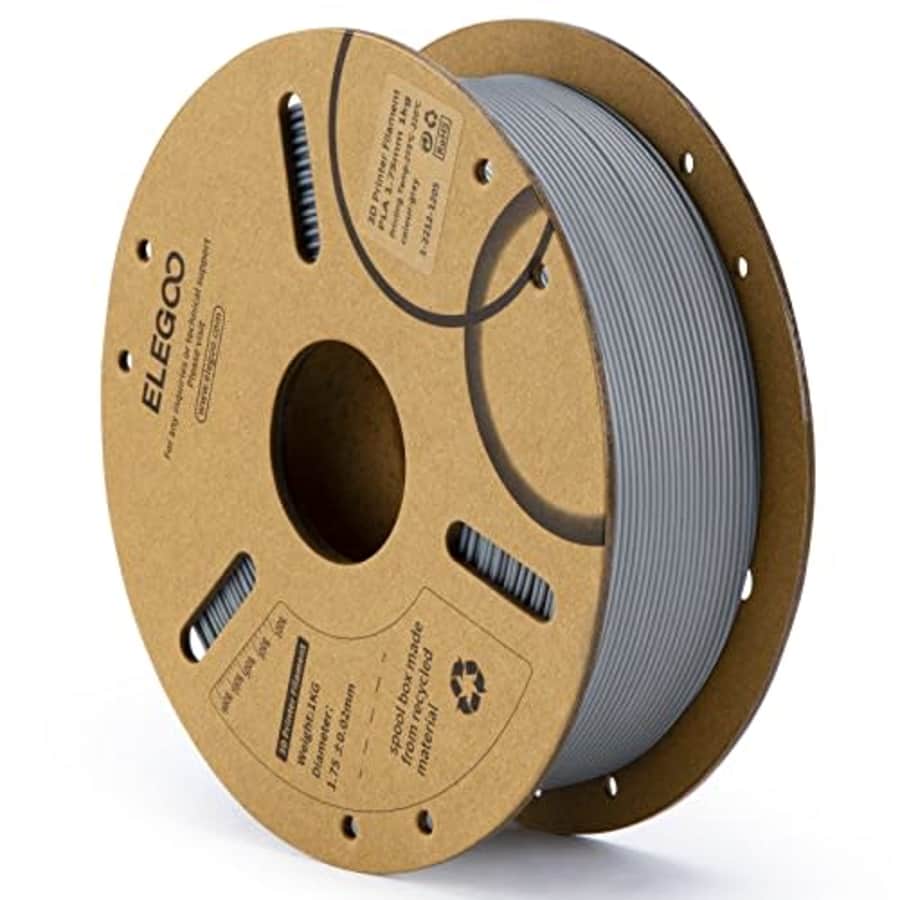 ELEGOO PLA Filament 1.75mm 3D Printer Filament, Dimensional Accuracy +/- 0.02 mm, Compatible with for $16 ELEGOO PLA Filament 1.75mm 3D Printer Filament, Dimensional Accuracy +/- 0.02 mm, Compatible with for $16