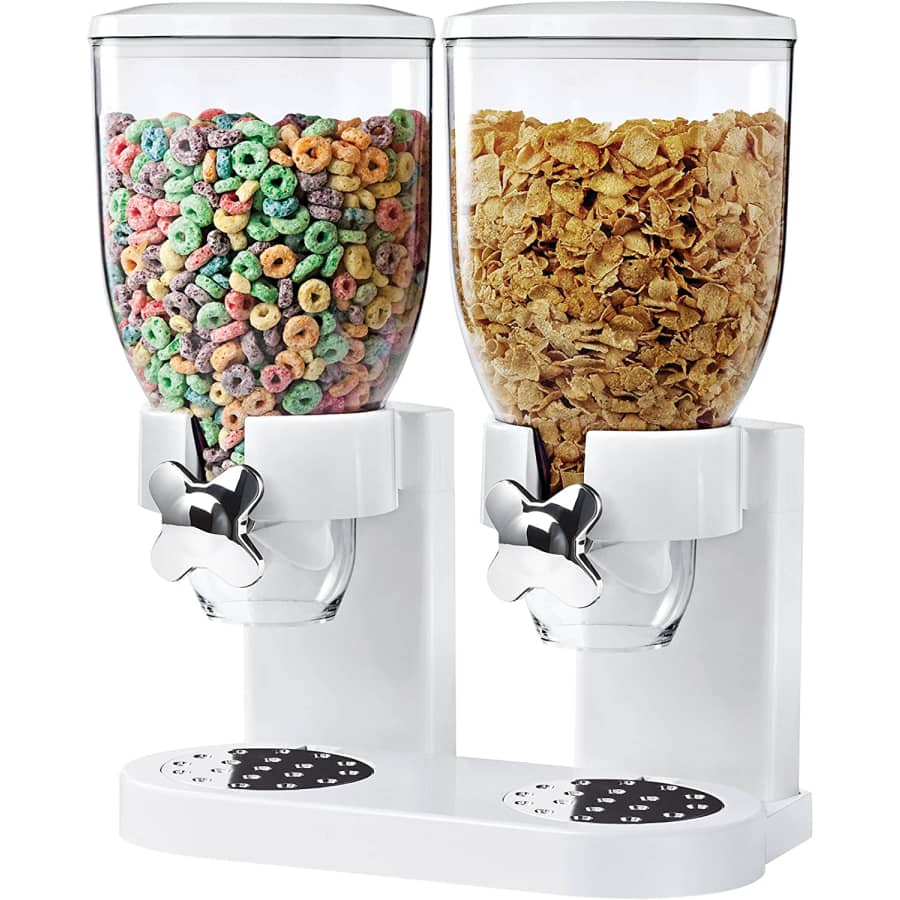 Zevro Dual Dry Food Dispenser for $32 Zevro Dual Dry Food Dispenser for $32