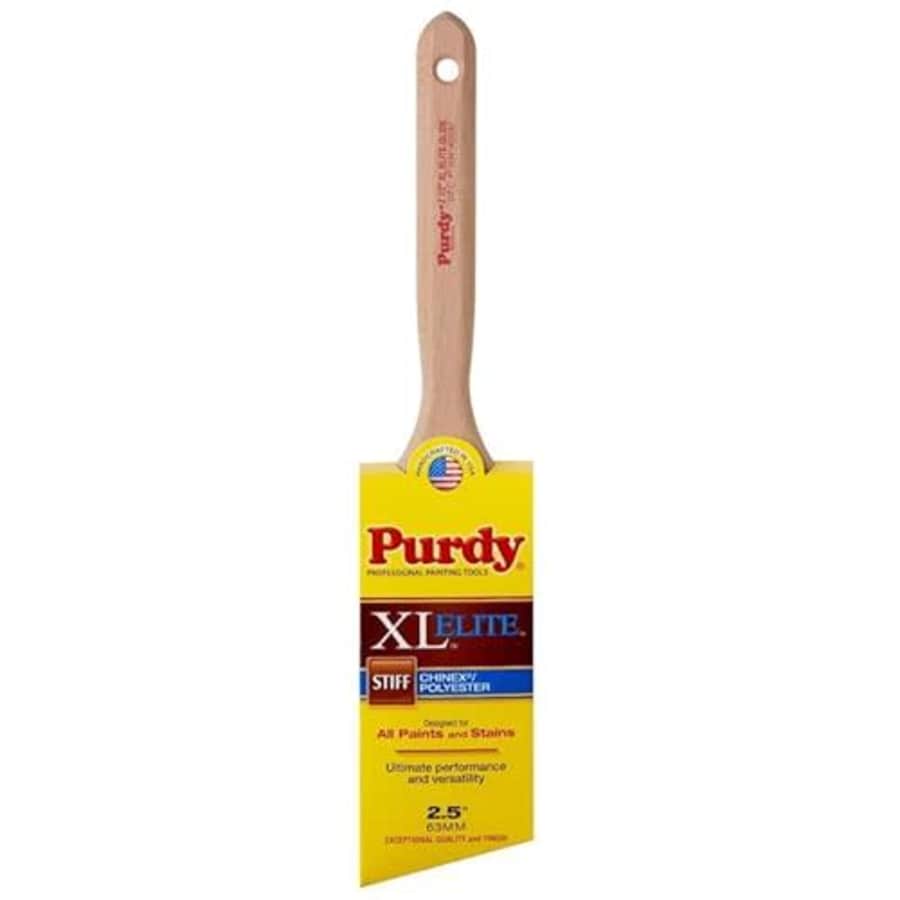 Purdy XL Elite Glide 2-1/2 in. W Angle Chinex/Polyester Trim Paint Brush for $23