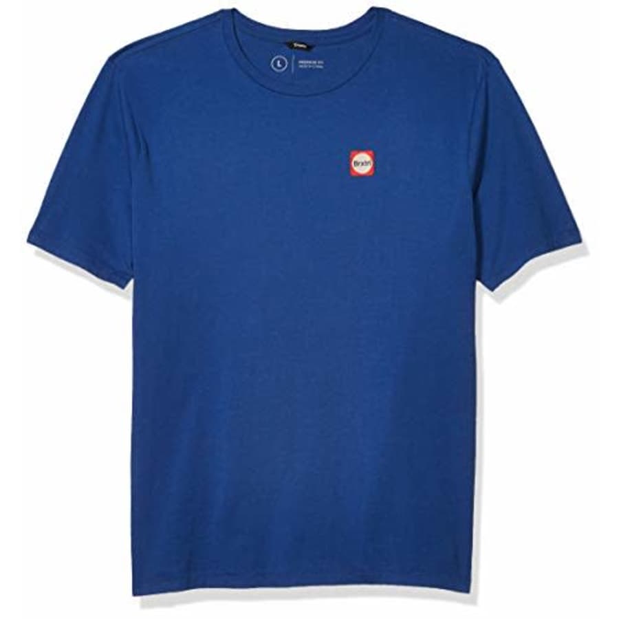 Brixton Men's GATE II Premium FIT Short Sleeve T-Shirt, Monaco Blue, S for $11 Brixton Men's GATE II Premium FIT Short Sleeve T-Shirt, Monaco Blue, S for $11