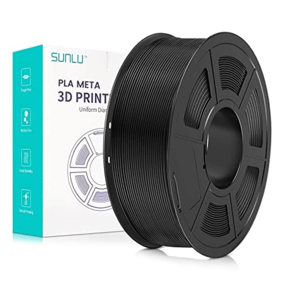 SUNLU 3D Printer Filament, Neatly Wound PLA Meta Filament 1.75mm, Toughness, Highly Fluid, Fast for $19
